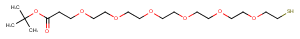 HS-PEG6-CH2CH2-Boc Chemical Structure