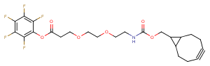 endo-BCN-PEG2-PFP ester Chemical Structure