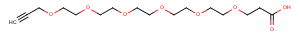 Propargyl-PEG6-acid Chemical Structure