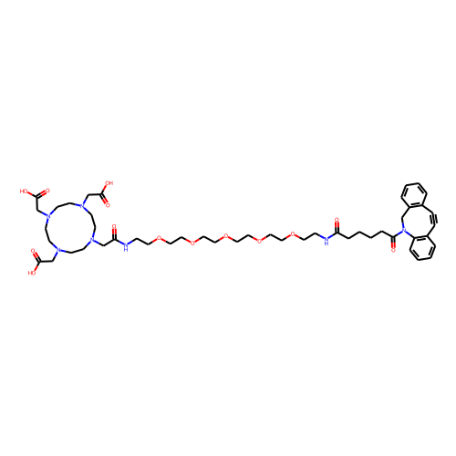 DOTA-PEG5-C4-DBCO Chemical Structure