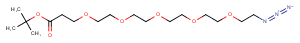 Azide-PEG5-Boc Chemical Structure
