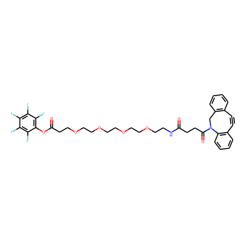 DBCO-PEG4-PFP ester Chemical Structure