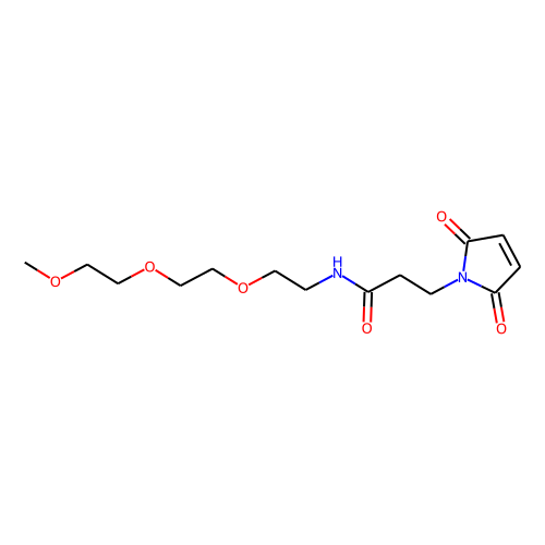 m-PEG3-Mal Chemical Structure