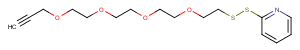 (2-Pyridyldithio)-PEG4-propargyl Chemical Structure