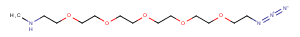 Methylamino-PEG5-azide Chemical Structure
