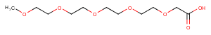 m-PEG4-CH2COOH Chemical Structure