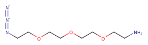 Amino-PEG3-C2-Azido Chemical Structure