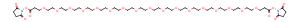 Bis-PEG17-NHS ester Chemical Structure