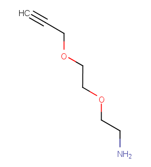 Propargyl-PEG2-amine Chemical Structure