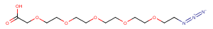 Azido-PEG5-CH2CO2H Chemical Structure