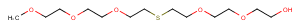 m-PEG3-S-PEG2-OH Chemical Structure