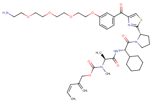 cIAP1 Ligand-Linker Conjugates 1 Chemical Structure