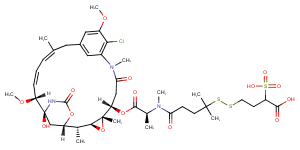Sulfo-PDBA-DM4 Chemical Structure