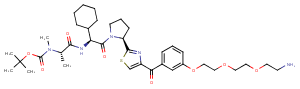 cIAP1 Ligand-Linker Conjugates 5 Chemical Structure