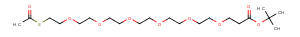 S-acetyl-PEG6-Boc Chemical Structure