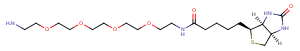 Biotin-PEG4-amine Chemical Structure