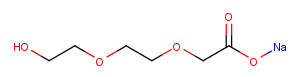 Hydroxy-PEG2-CH2COONa Chemical Structure