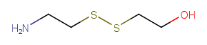 Aminoethyl-SS-ethylalcohol Chemical Structure