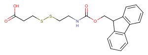 Fmoc-NH-ethyl-SS-propionic acid Chemical Structure