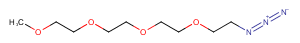 m-PEG4-azide Chemical Structure