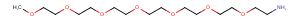 m-PEG7-Amine Chemical Structure