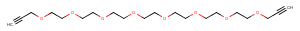 Bis-propargyl-PEG7 Chemical Structure