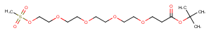 Ms-PEG5-t-butyl ester Chemical Structure