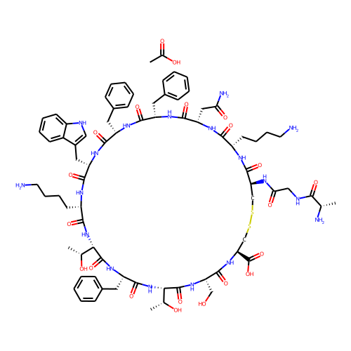 Cyclic somatostatin Acetate(38916-34-6(free base)) Cyclic somatostatin Acetate(38916-34-6(free base))