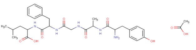 [D-Ala2]leucine-enkephalin acetate