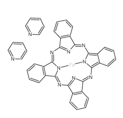 cas:20219-84-5 酞菁二(吡啶)铁(II)络合物	