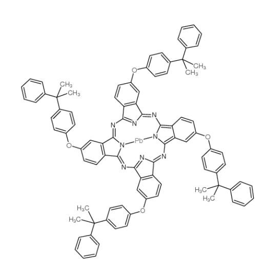 cas:91083-54-4 四(4-枯基苯氧基)酞菁铅(Ⅱ)