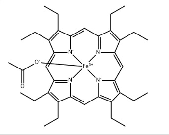 cas:41697-90-9|2,3,7,8,12,13,17,18-八乙基-21H,23H-卟啉铁(III)乙酸盐