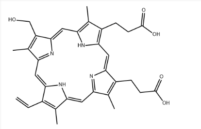 cas:141407-08-1，氘卟啉IX 2-乙烯基,4-羟甲基