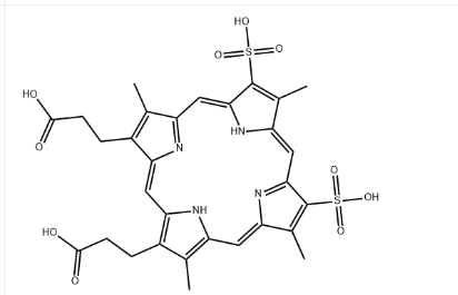 cas:58537-78-3，卟IX2,4 - 二磺酸二甲酯二钠盐
