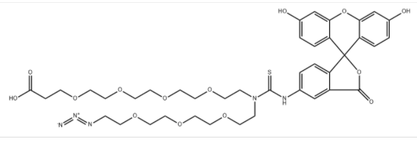 CAS:2100306-72-5 N-(Azido-PEG3)-N-Fluorescein-PEG4-acid 